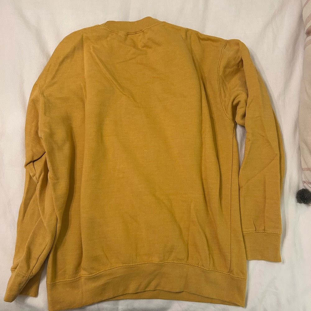 Sedona Graphic Mustard Sweater - Picture 2 of 4